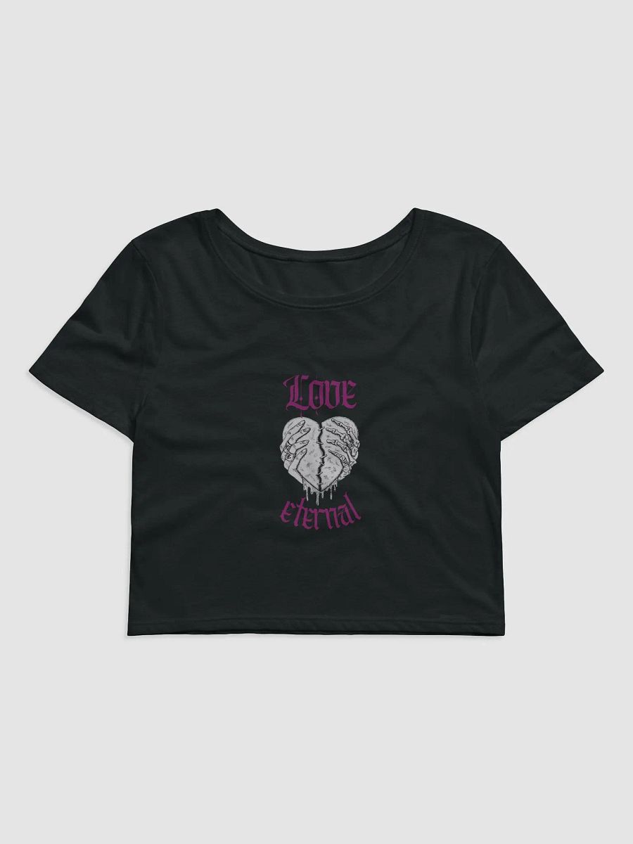 KOVH Eternal Love Stitched Heart Crop Tee product image (2)