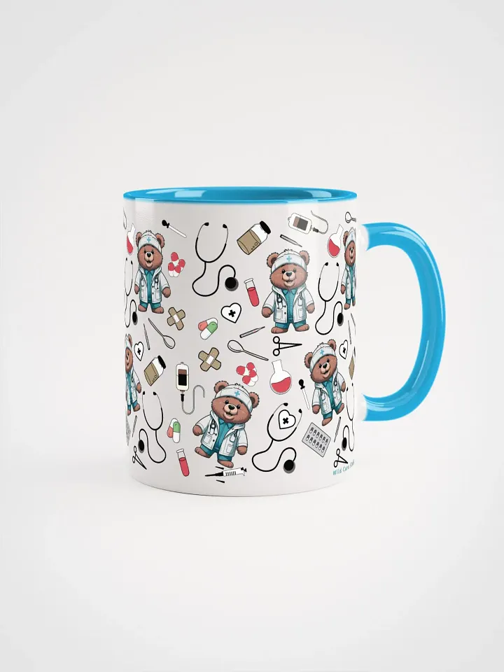 Cute Medical Coat Bear Ceramic Mug product image (6)