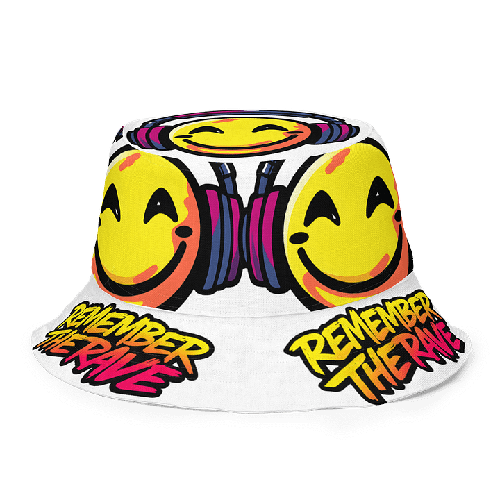Remember The Rave - All-Over Print Reversible Bucket Hat product image (1)