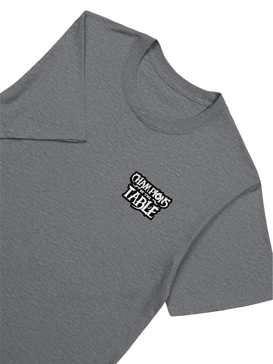 Champions of The Table - Corner Logo Tee (Black & White) product image (15)