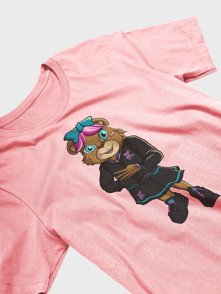 Standing Girl Bear Bella+Canvas Supersoft T-Shirt product image (4)
