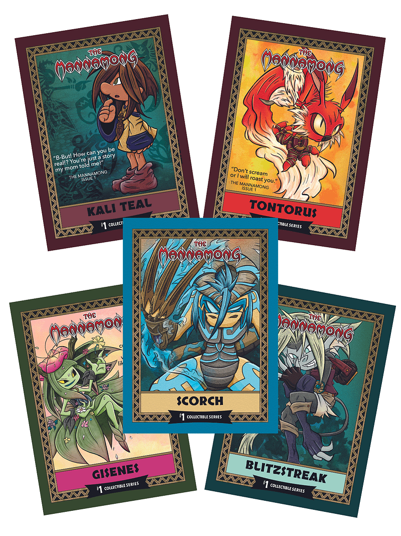 The Mannamong Series 1 Collectible Cards