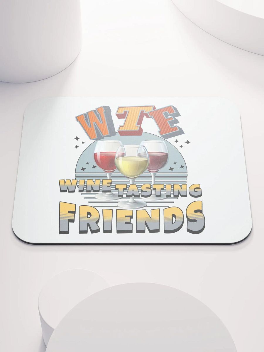 WTF Wine Tasting Friends Mouse Pad product image (3)
