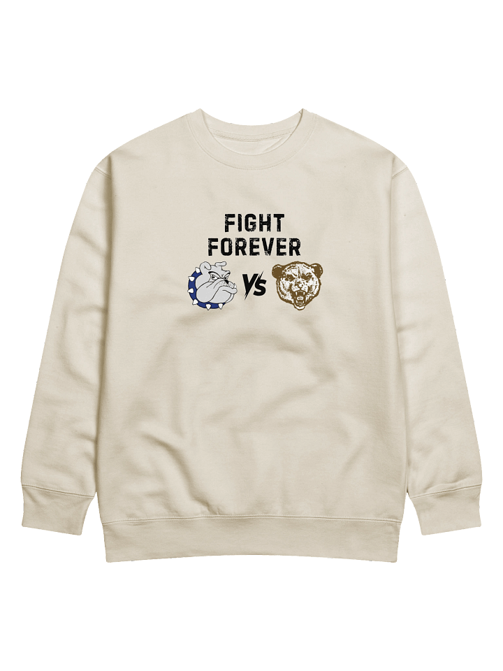 Turkey Day Fight Forever Cream Crewneck Sweater product image (1)