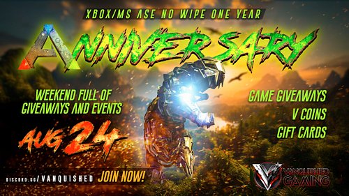 🎉ONE YEAR OF VANQUISHED NO WIPE ASE🎉
& over 3 years of community chaos.

From the first bases built to the ones that burned,
...