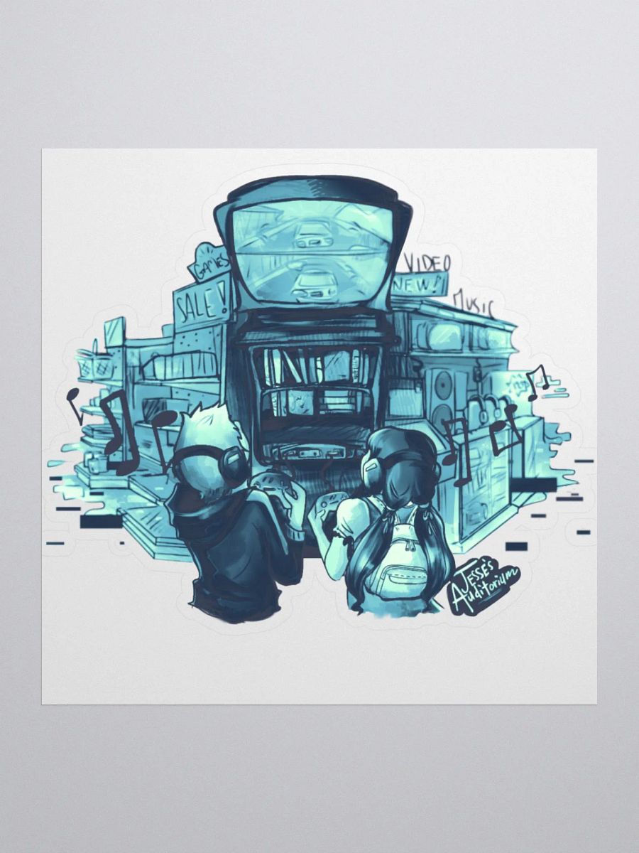 Kiss Cut Sticker - Cerulean product image (1)