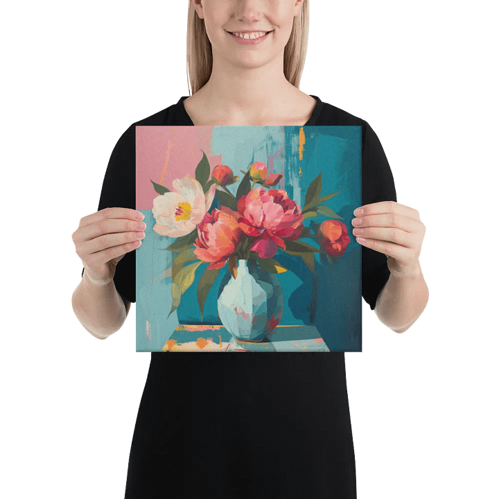 Art2401-82 Vase Flowers Still Life - Canvas Print - sm product image (2)