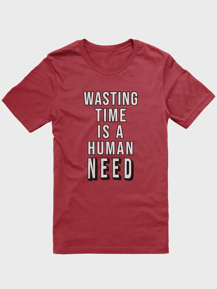 Wasting Time T-Shirt (Red) product image (1)