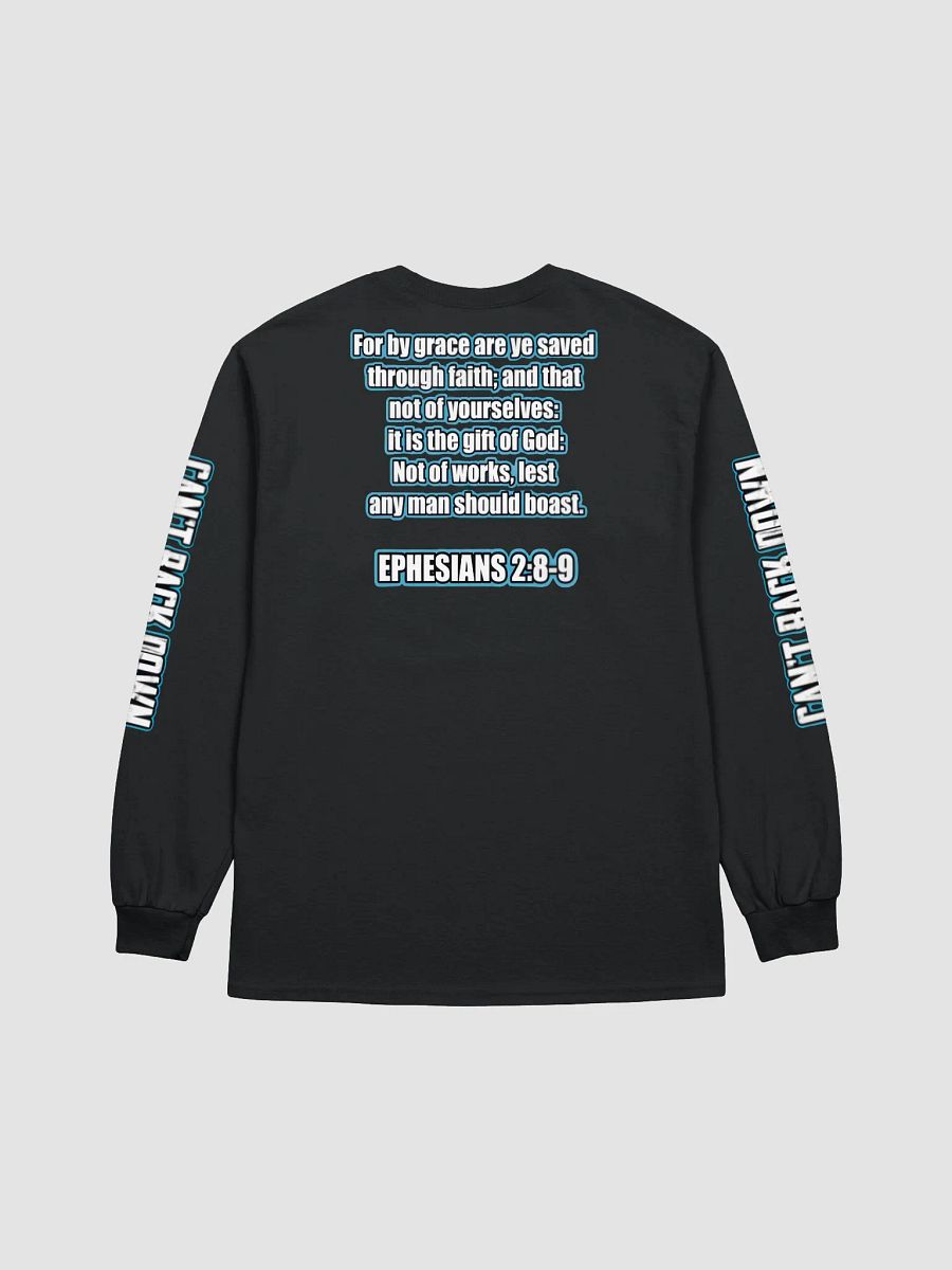 Can't Back Down With Ephesian Scripture Long Sleeve T-Shirt product image (2)
