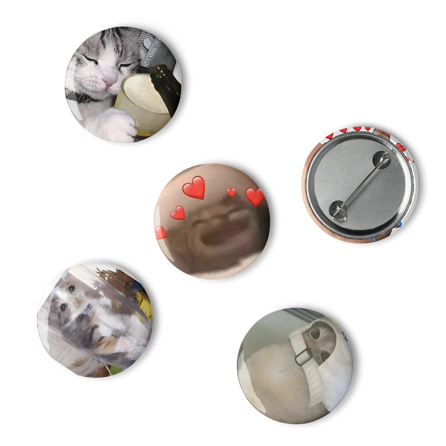 Set of Pin Buttons: Meme Cats 47 product image (6)