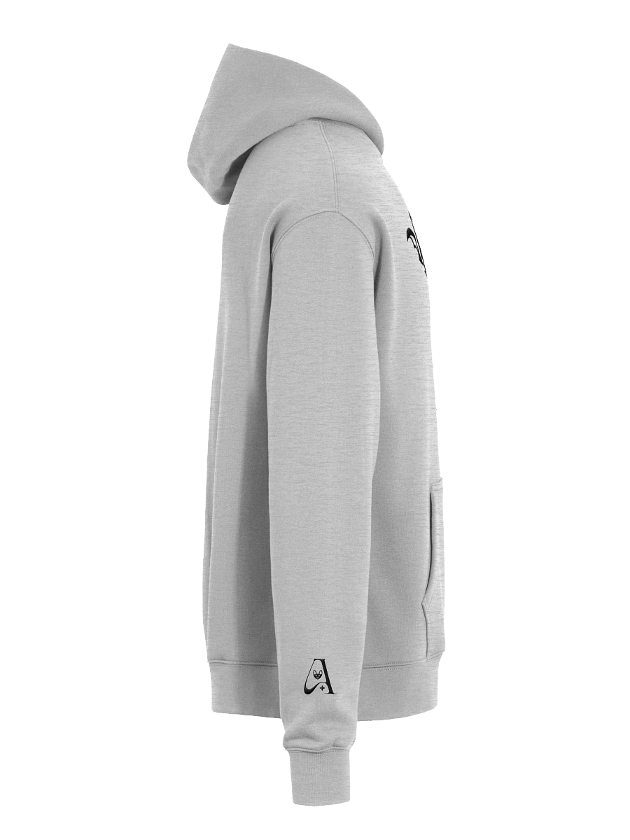Black Embroidered Bat Unisex Oversized Hoodie product image (8)