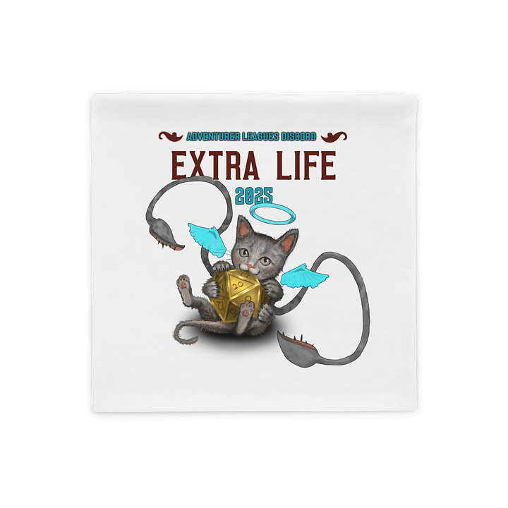 TAL Extra Life Design 2025 - "Displacer Baebeh" Pillow Case product image (1)