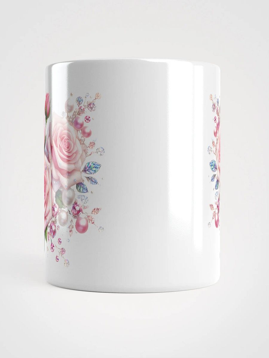 Roses Mug, Floral Mug, Rose Valentine's Day Mug, Pink Rose Teacup, Botanical Mug Floral Decor, Gift for Girlfriend Mom Nana Gigi product image (13)
