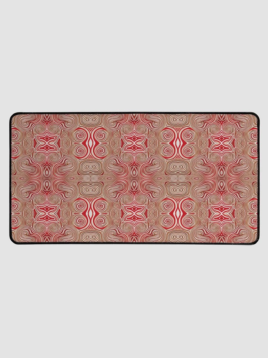 Funky Chocolate Cherry Swirls Tie-Dye Desk Mat product image (2)