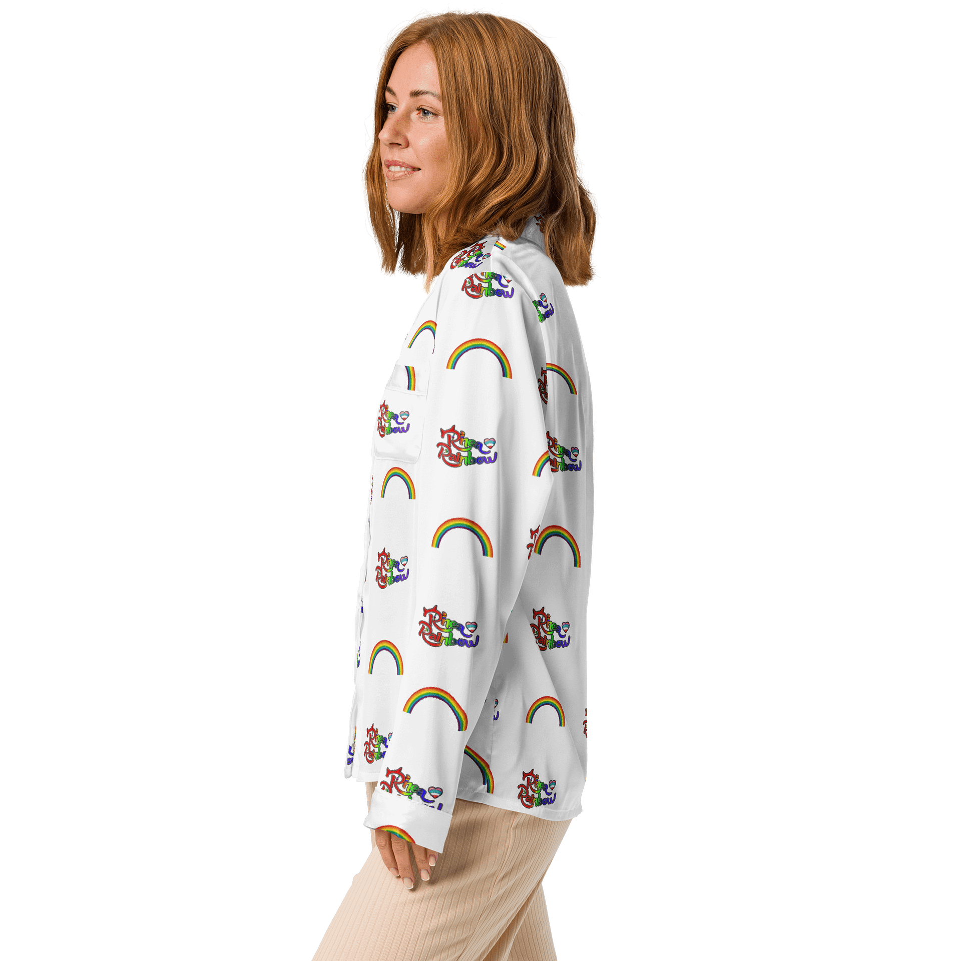 🌈 Rhea Rainbow Women's Long Sleeve Pajama Top product image (4)