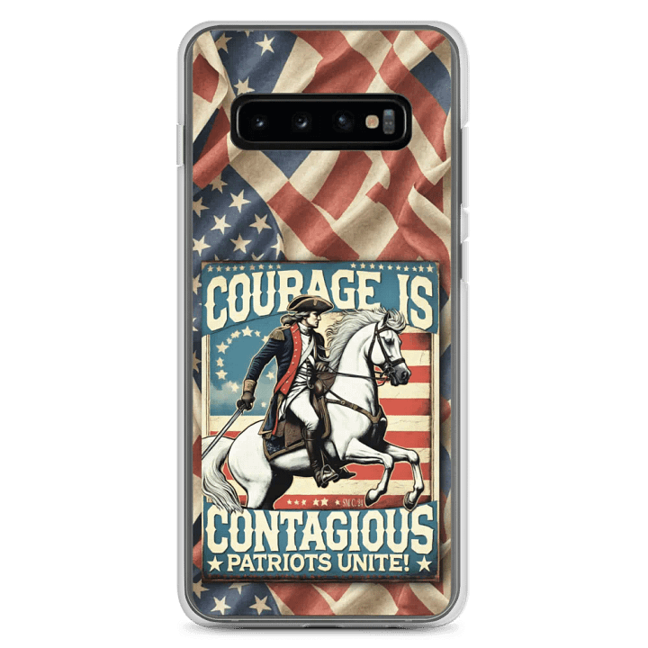 Courageous Patriots Clear Samsung® Case product image (7)