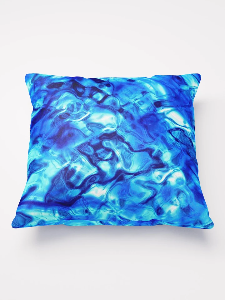 Blue Water Abstract Throw Pillow product image (2)