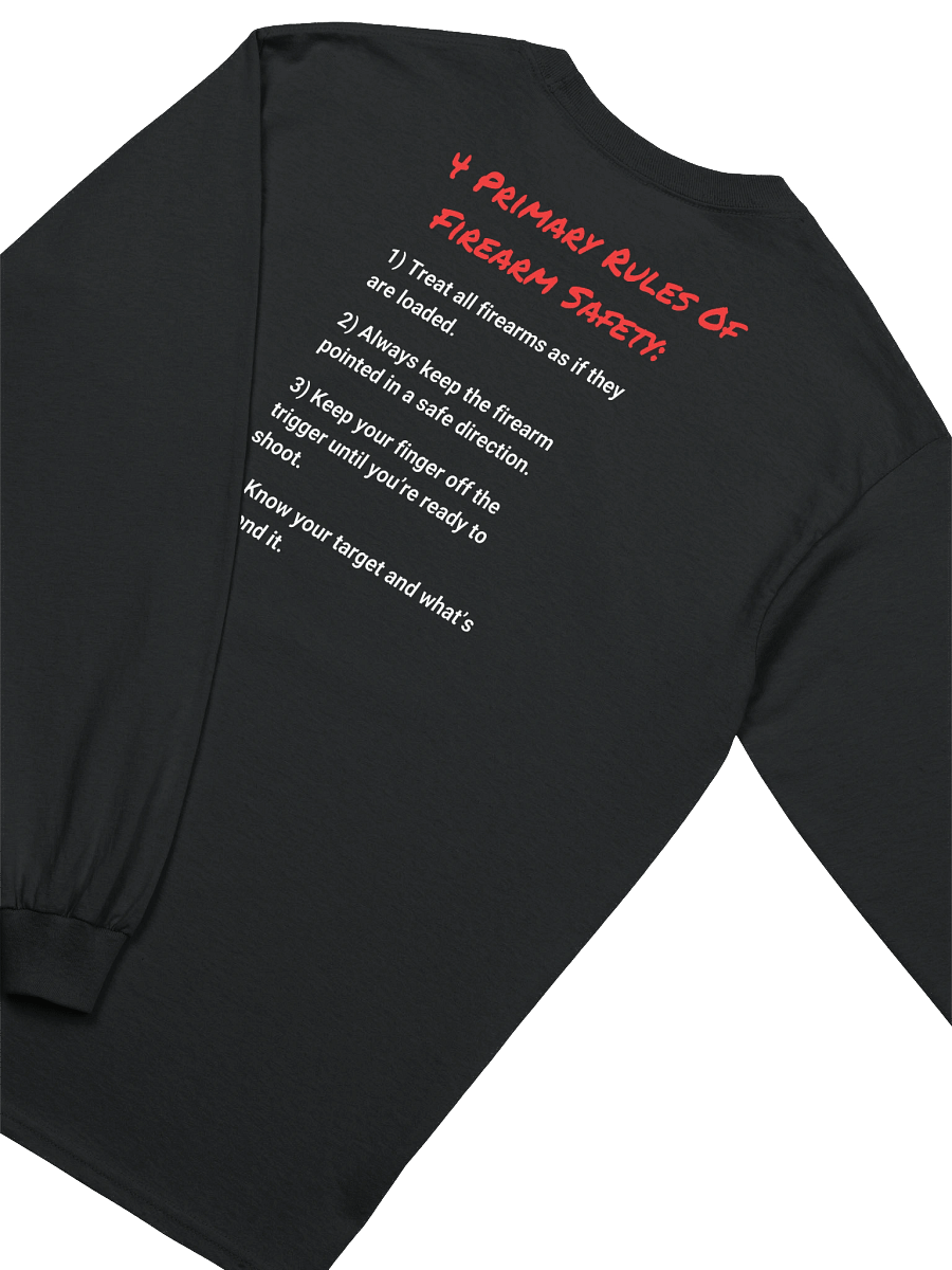 4 Primary Rules of Firearm Safety - Long Sleeve product image (4)