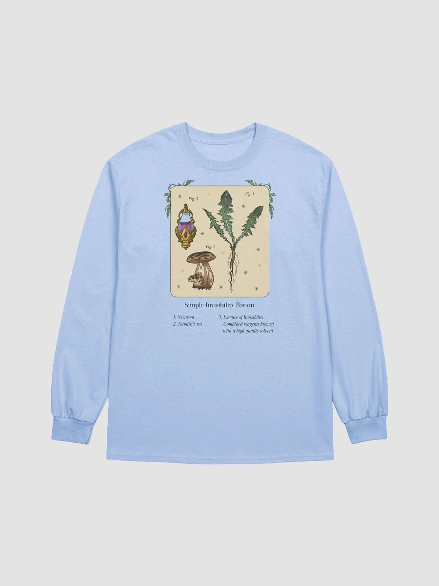 Invisibility Potion Vintage Print (Longsleeve) product image (4)