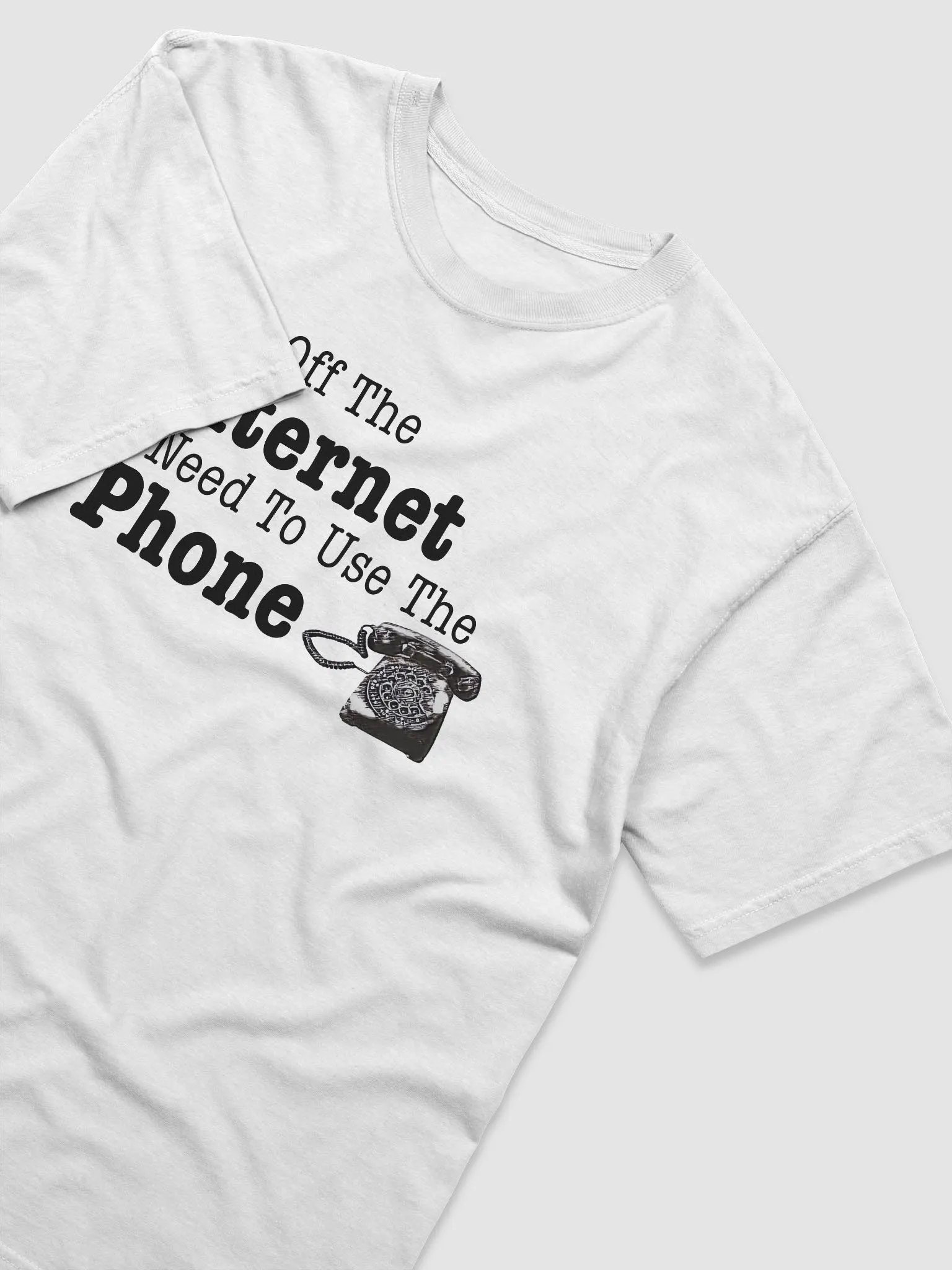 Get Off The Internet Rotary Phone Tee product image (1)