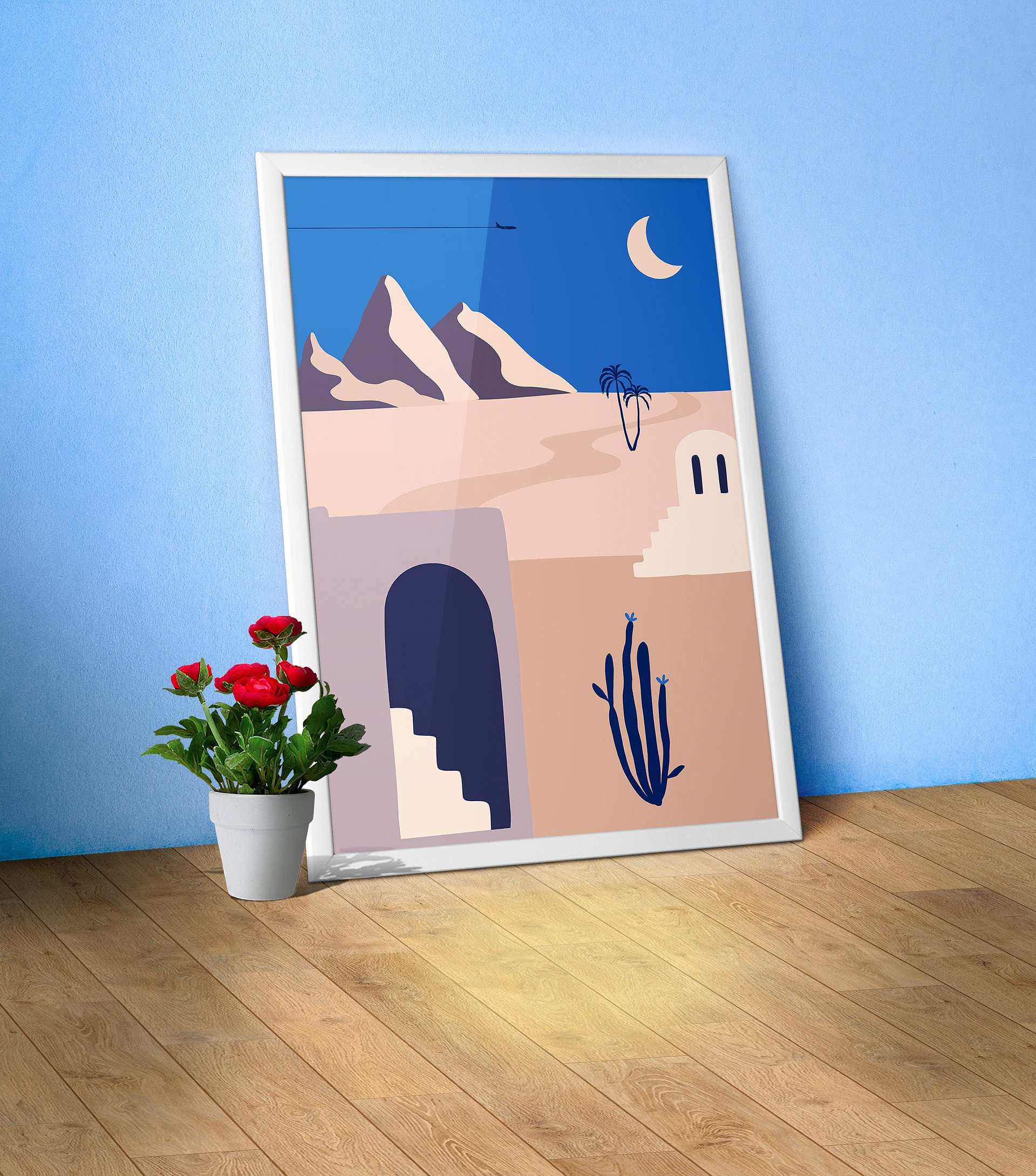 Boho, Boho decor: Egypt, Morocco, Tunisia poster — boho travel poster product image (1)