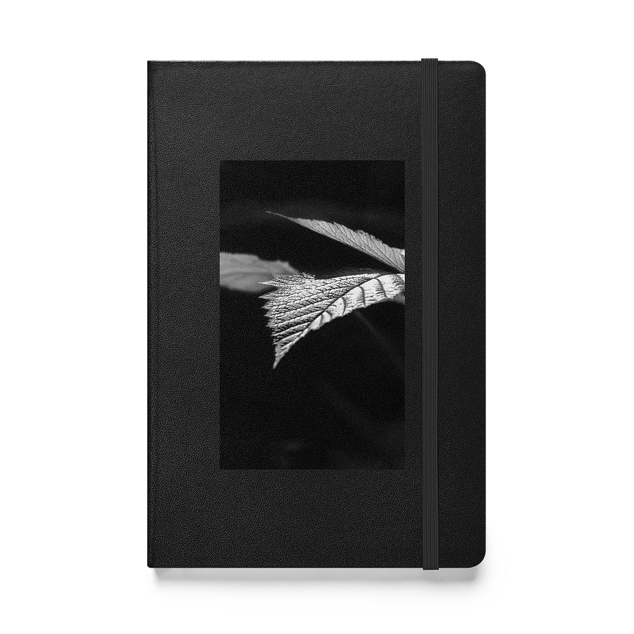 Sunlight on a Salmonberry Leaf Hardcover Journal product image (1)