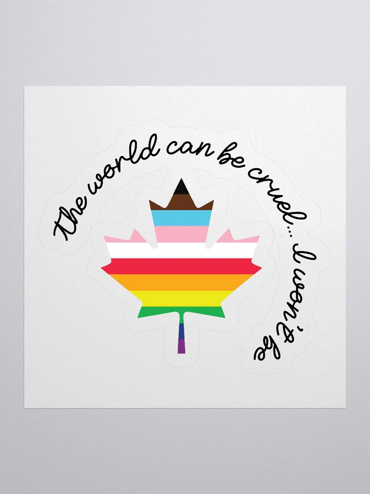 Rainbow Maple Sticker product image (1)