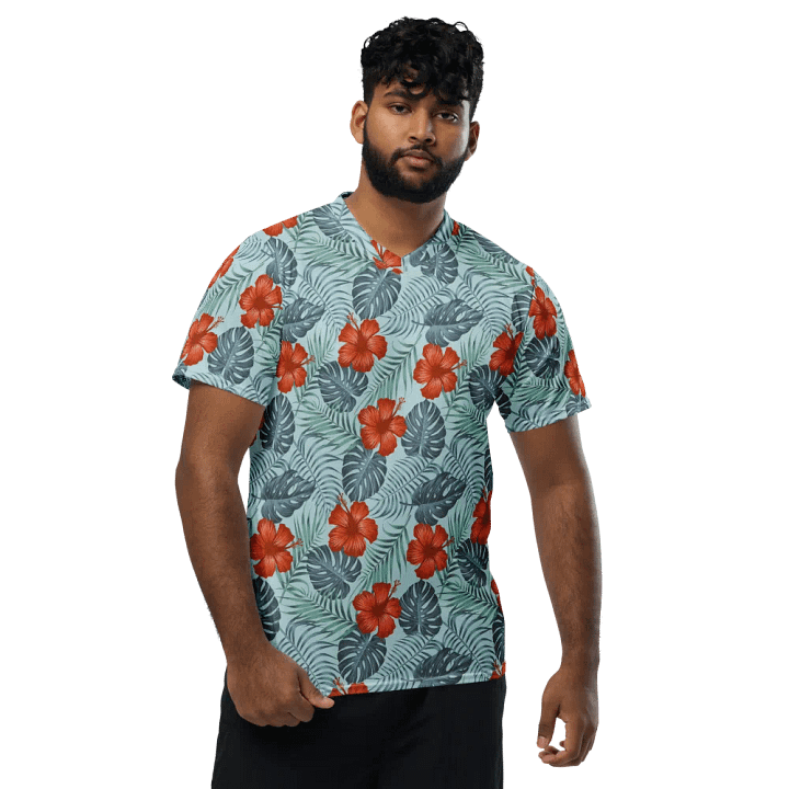 Palm Paradise | Recycled Unisex Sports Jersey product image (1)