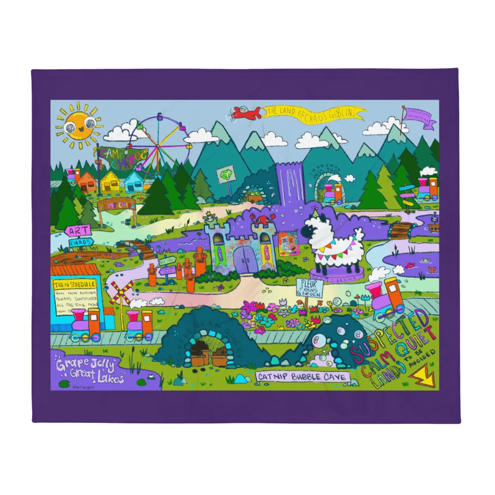 The Land of Chaos Goblins Blankie product image (1)