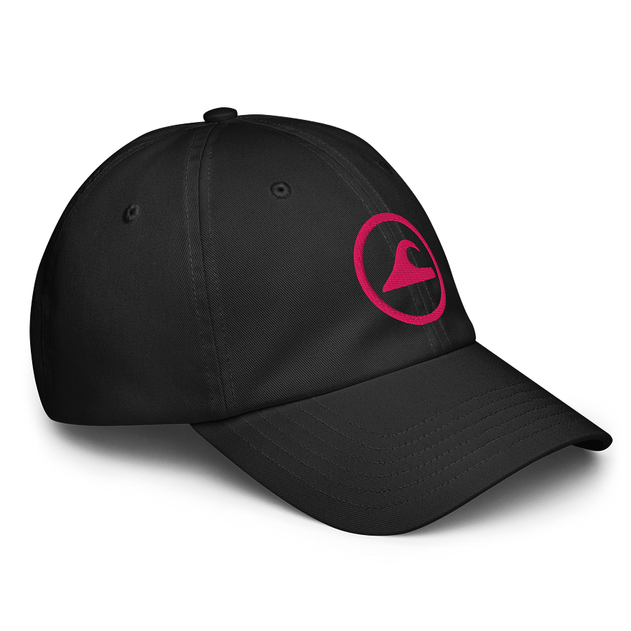 Embroidered Wave Rider Under Armor Dad Hat (Flamingo) product image (3)