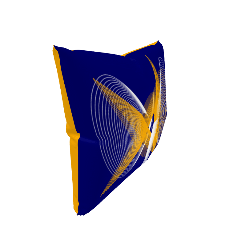 Lissajous Dance - Lissajous Figures Mathematical Art Pillow product image (5)