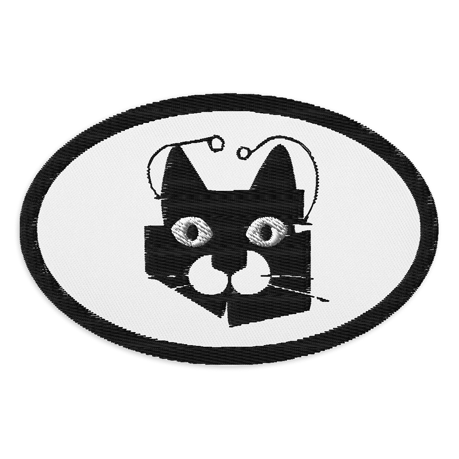 Sleek Cat Eyes Embroidered Patch product image (1)