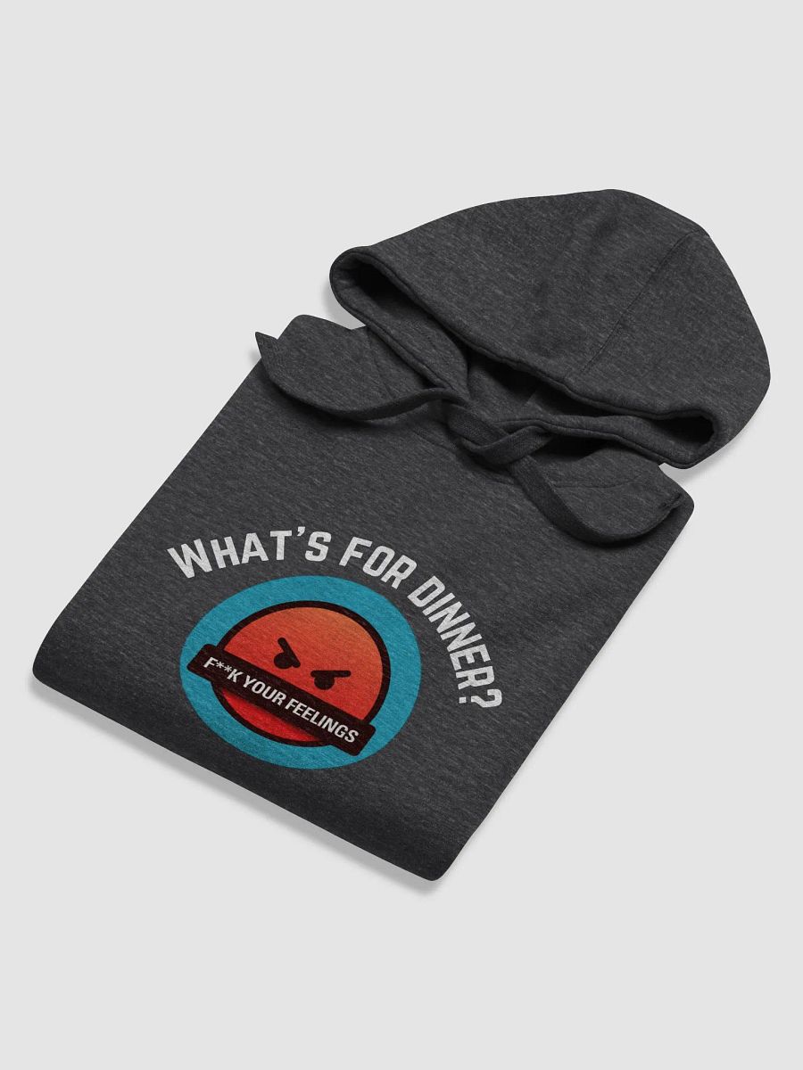 What's For Dinner Hoodie White Text product image (5)