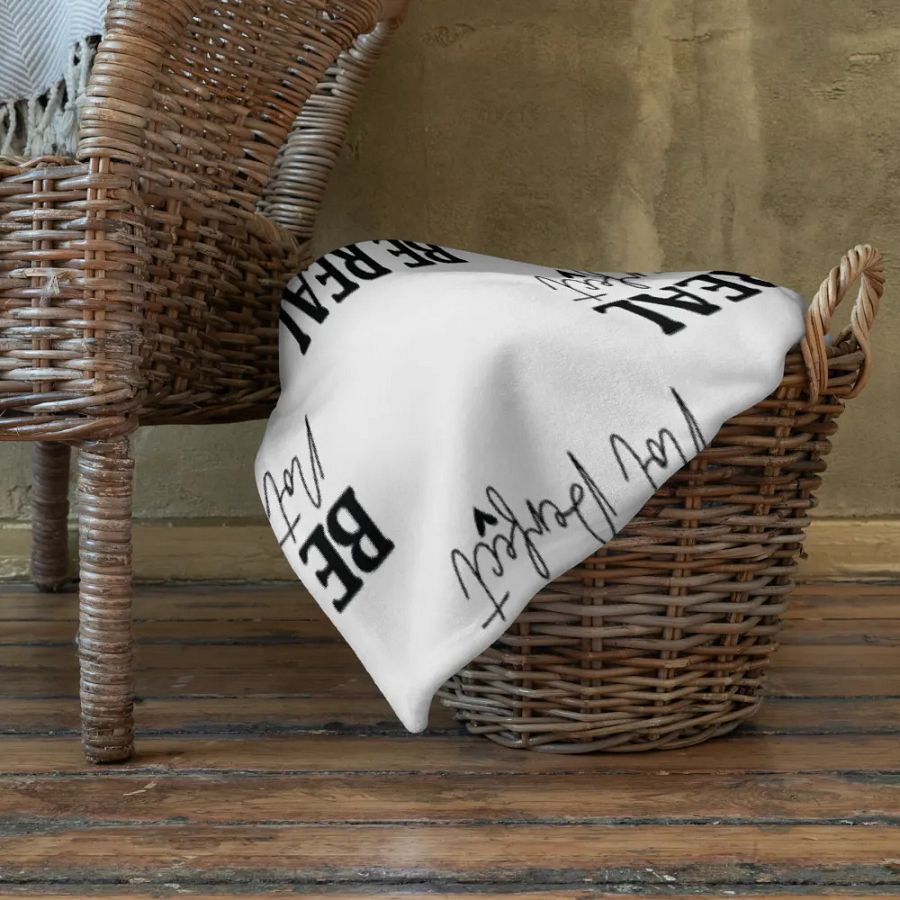 Be Real Not Perfect Blanket product image (10)