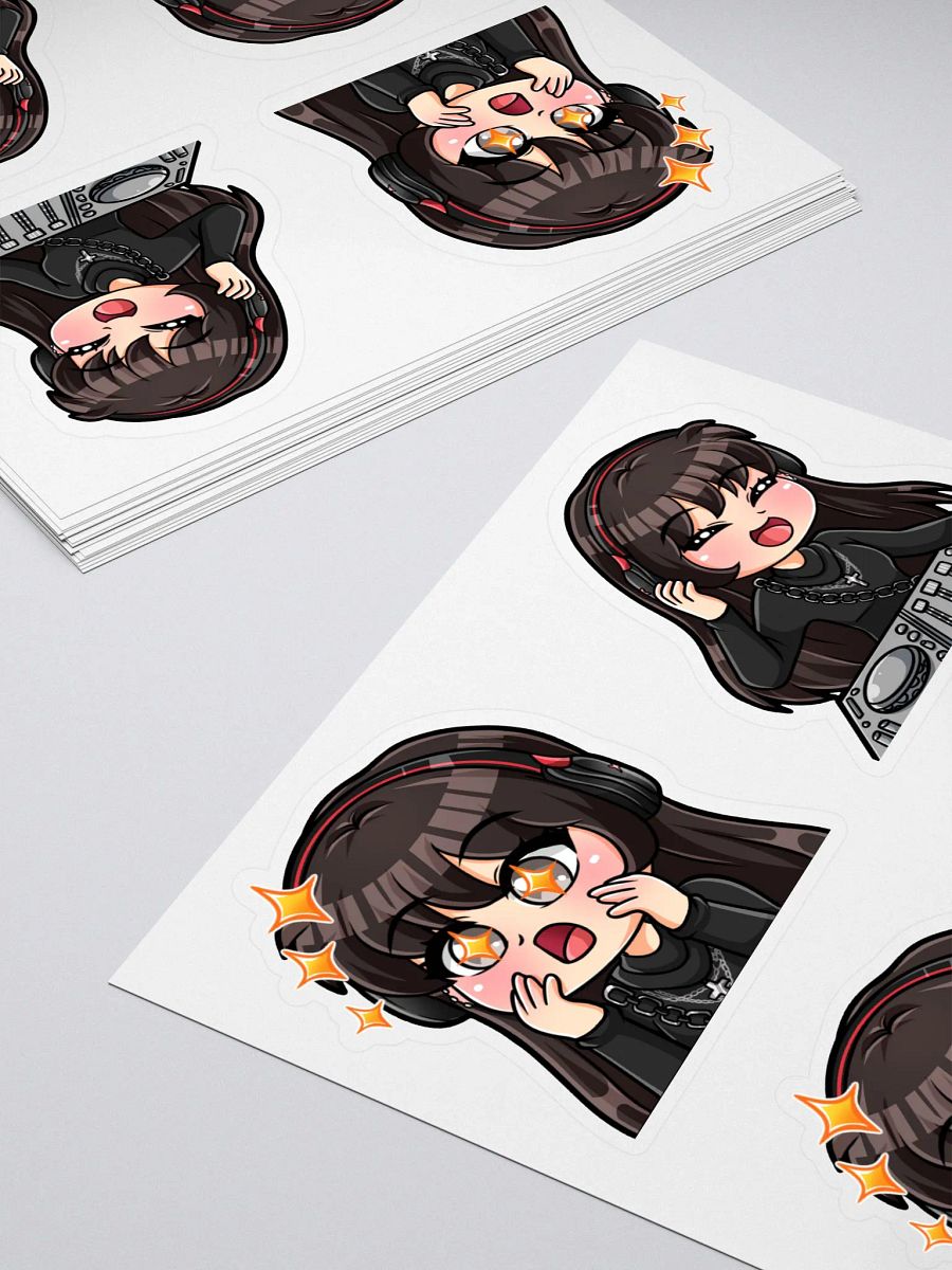Henny DJ/Woah Emote 5.5x5.5 Sticker Sheet product image (4)