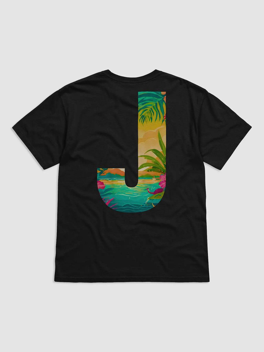 Tropical Sunset Paradise T-Shirt (Letter-J) product image (3)