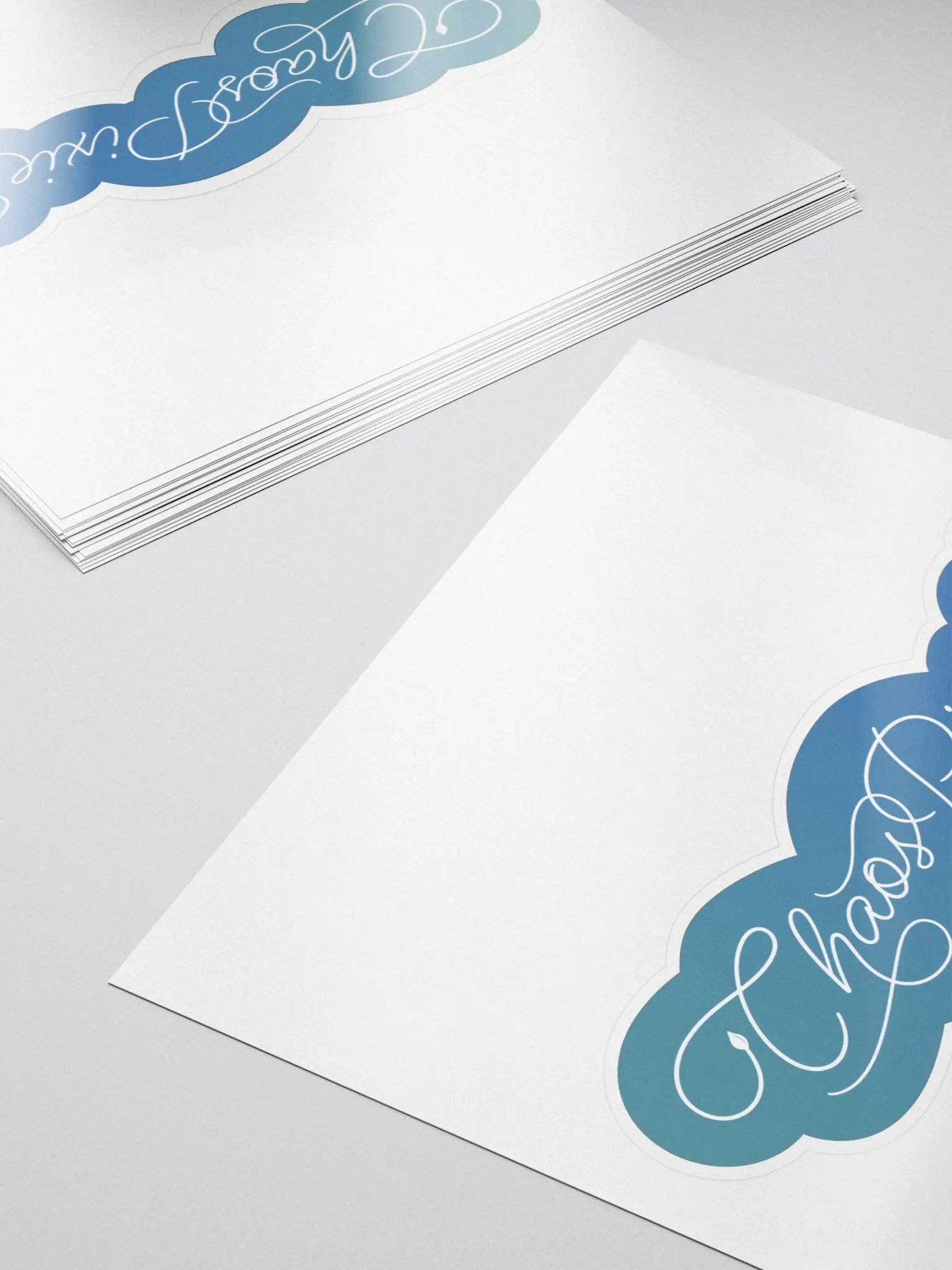 Blue gradient with leaf name logo product image (5)
