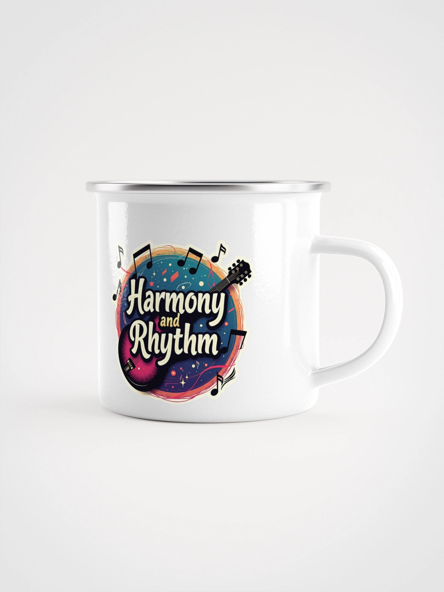 Harmony & Rhythm Enamel Mug product image (1)