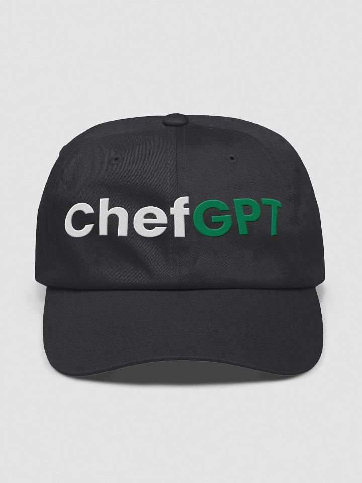 Black ChefGPT Cap product image (1)