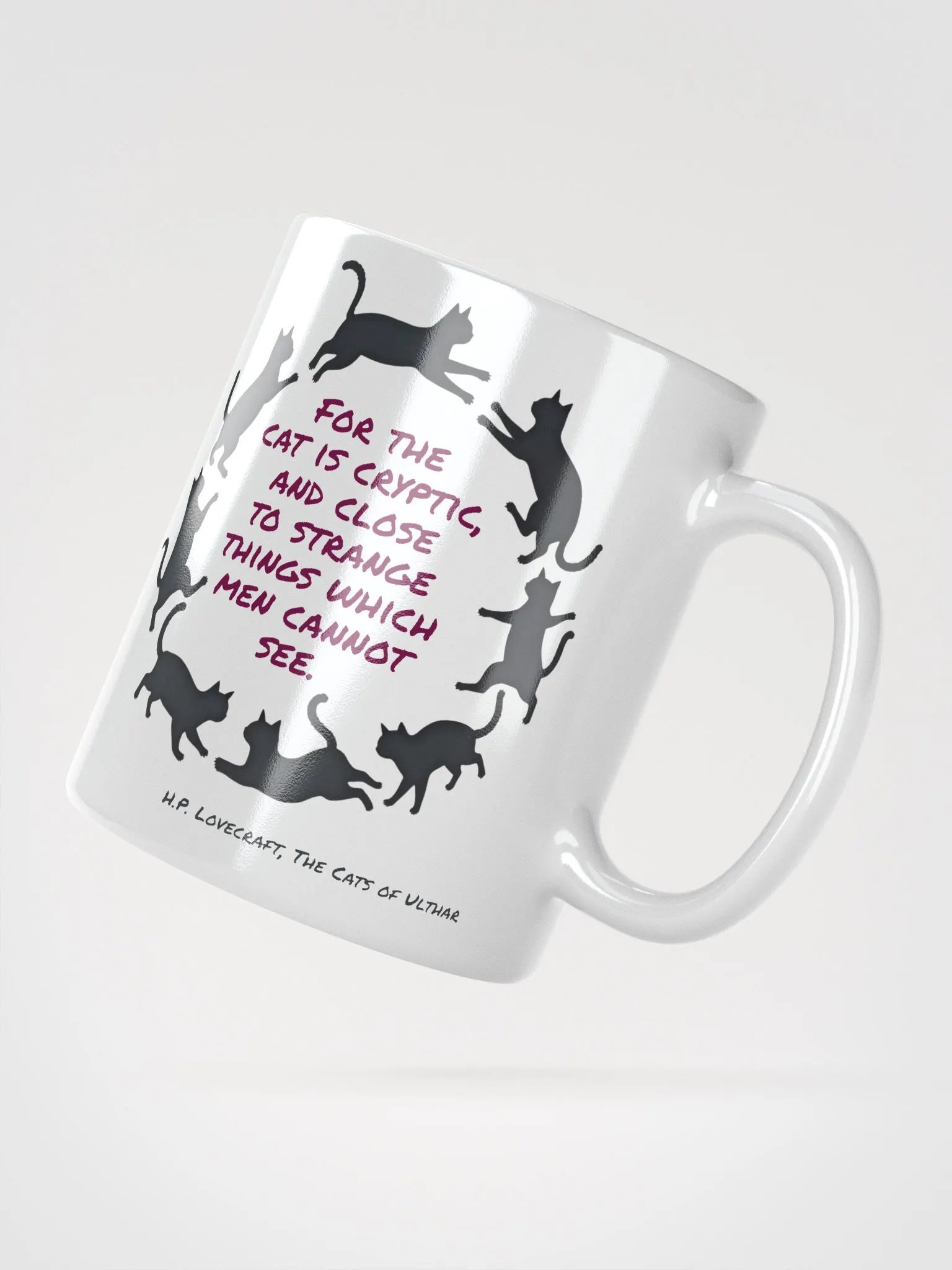 For the Cat Lovecraft Mug product image (6)
