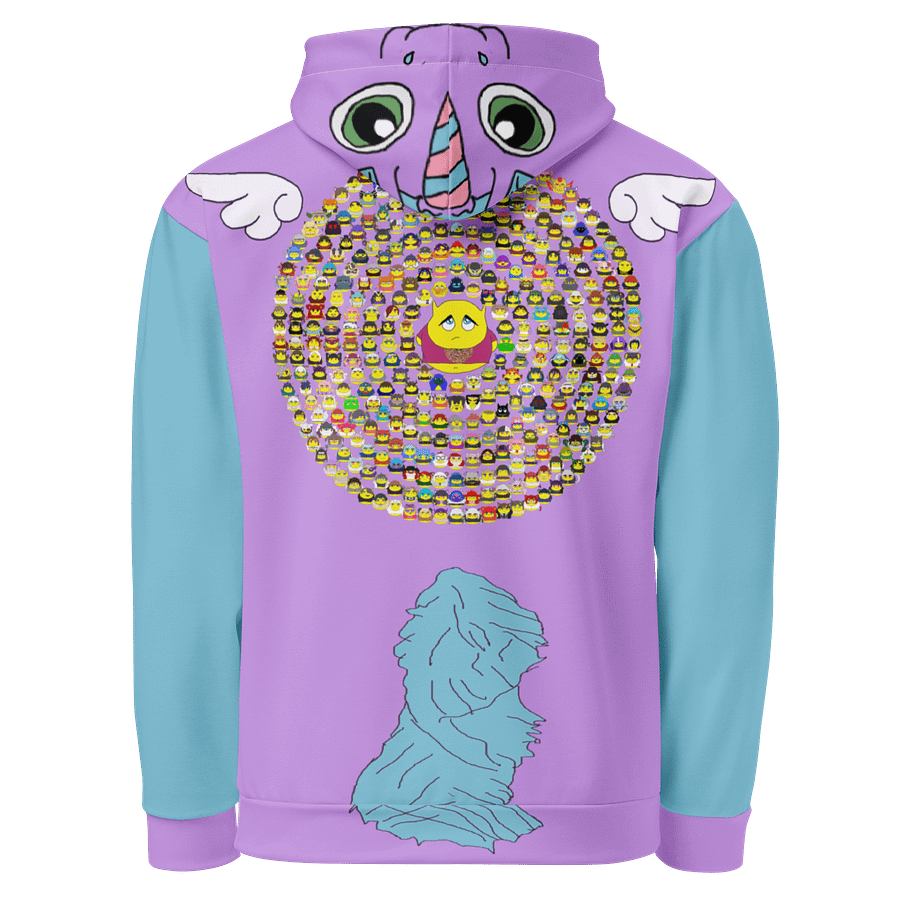 Pocky's Comfy Cozy Chaos cued Pullover Hoodie product image (3)