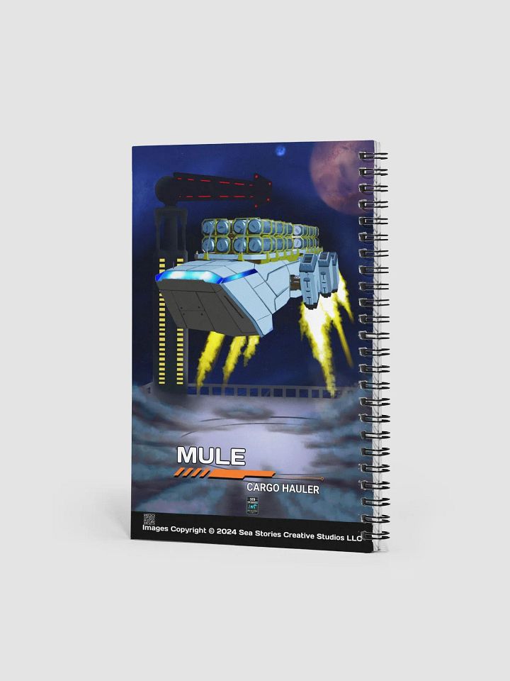 Mule Cargo Hauler Starship | Spiral Notebook product image (2)