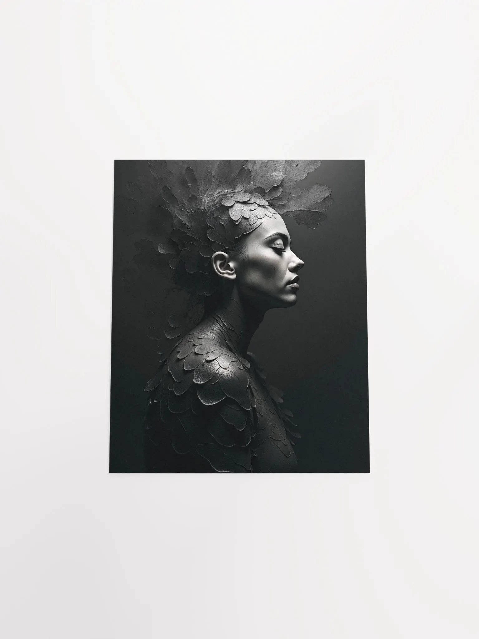 Sculpted Leaf Art Matte Poster product image (32)