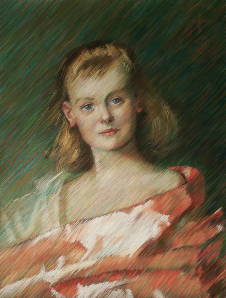 Portrait of Princess Wilhelmina (Tribute to Thérèse Schwartze) - 23-08-24 product image (1)