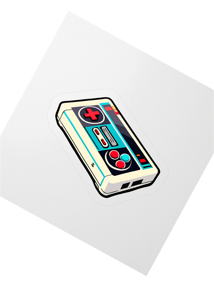 Retro Video Game Controller Sticker Set product image (4)