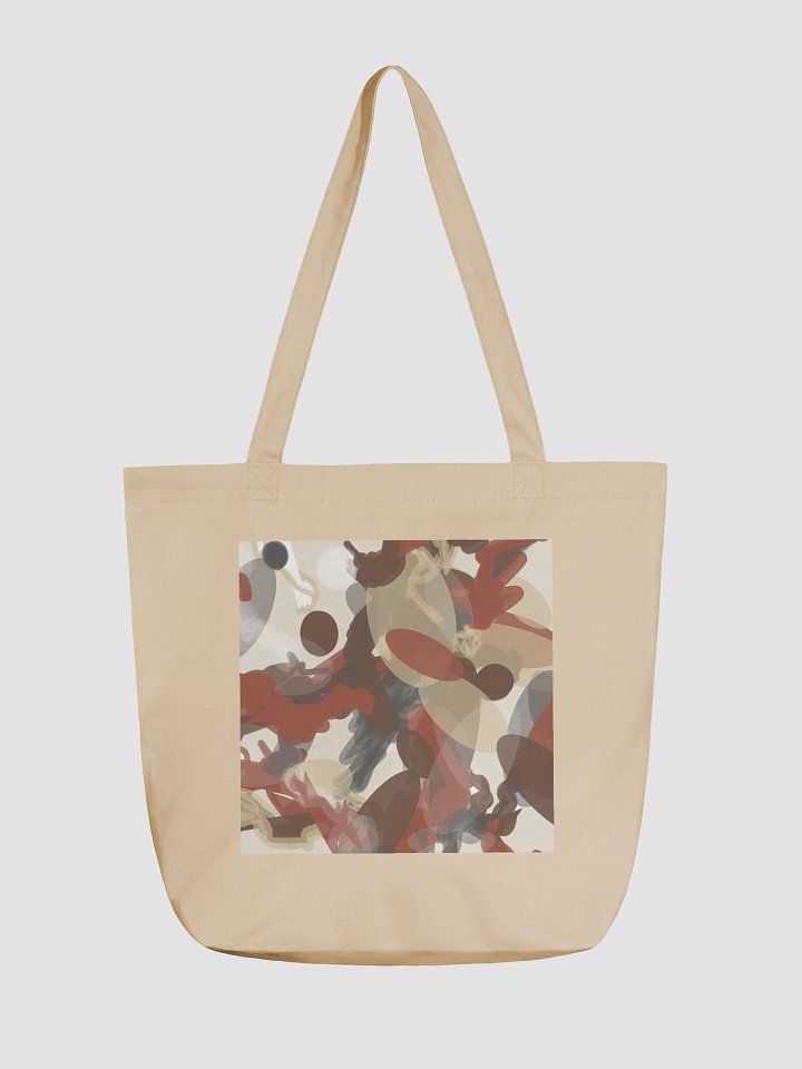 Earthy Abstract Canvas Tote product image (5)