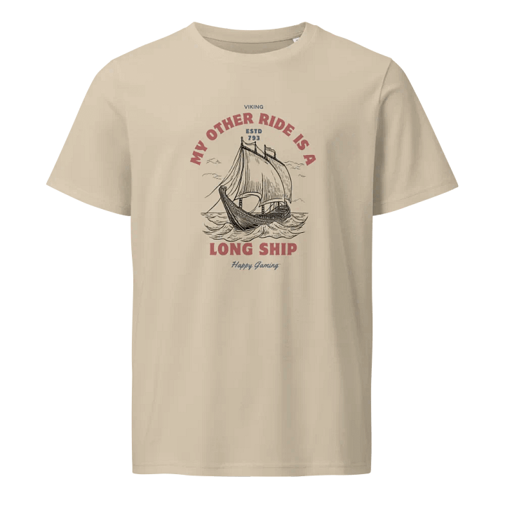 My Other Ride Is A Longship: Organic Tee product image (1)