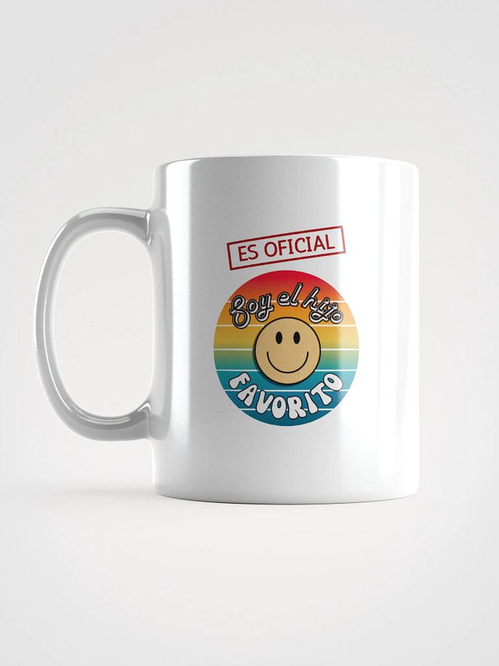 Retro Mug for son Es oficial soy el hijo favorito product image (1)