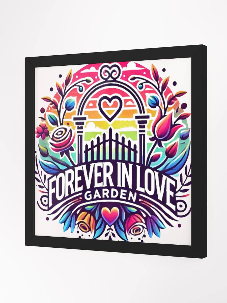 Forever in Love Garden Framed Poster product image (2)