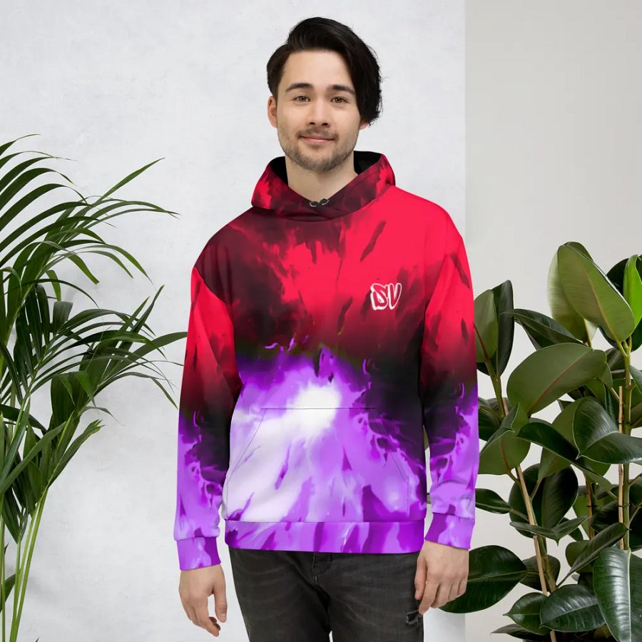 STRAIGHT VIBIN NEON COLOR FADE STYLE ITACHI V SASUKE HOODIE product image (4)